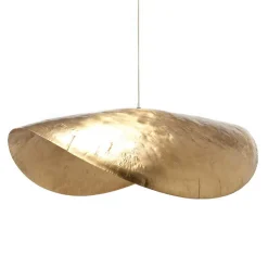 Gervasoni Pendelleuchte Brass 96 Gold Metall / L 120 Cm - Messing/ Matt Best