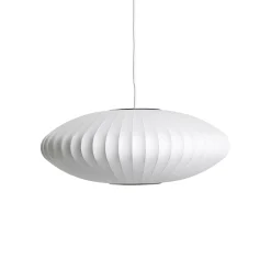 Hay Pendelleuchte Bubble Saucer Plastikmaterial Textil Weis / Small - Senkrechte Muster - Gebrochen Weis Hot
