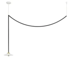 valerie objects Pendelleuchte Celing Lamp N°4 Metall/ H 95 X L 149,5 Cm - Messing - Schwarz - Weis Store