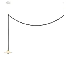 valerie objects Pendelleuchte Celing Lamp N°4 Metall/ H 95 X L 149,5 Cm - Messing - Schwarz - Weis Store