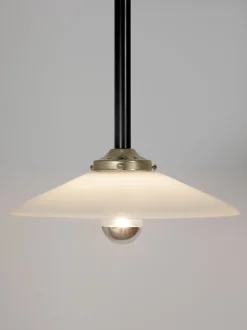 valerie objects Pendelleuchte Celing Lamp N°4 Metall/ H 95 X L 149,5 Cm - Messing - Schwarz - Weis Store