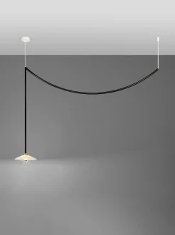 valerie objects Pendelleuchte Celing Lamp N°4 Metall/ H 95 X L 149,5 Cm - Messing - Schwarz - Weis Store