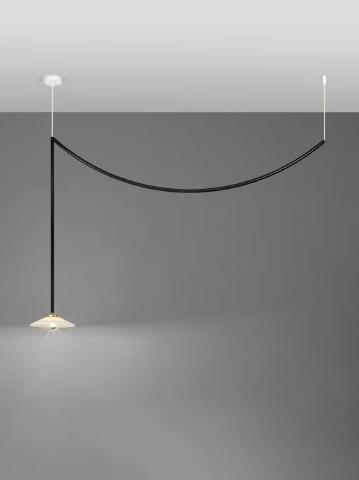 valerie objects Pendelleuchte Celing Lamp N°4 Metall/ H 95 X L 149,5 Cm - Messing - Schwarz - Weis Store