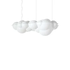 Nemo Pendelleuchte Nuvola Minor Plastikmaterial/ Led - Polyethylen / 100 X 58 X H 37 Cm - Weis Flash Sale