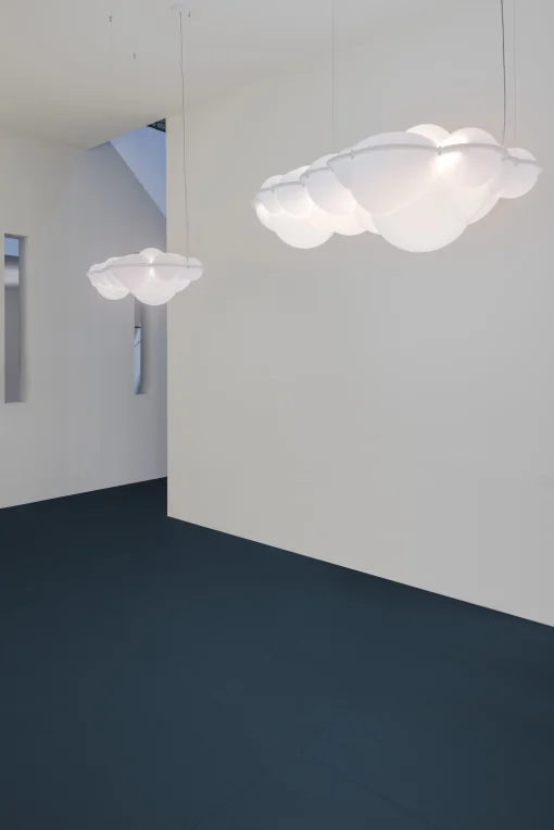 Nemo Pendelleuchte Nuvola Minor Plastikmaterial/ Led - Polyethylen / 100 X 58 X H 37 Cm - Weis Flash Sale