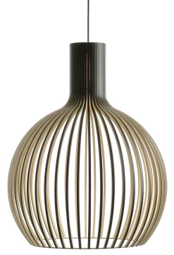 Secto Design Pendelleuchte Octo Holz / O 54 Cm - Schwarz Hot