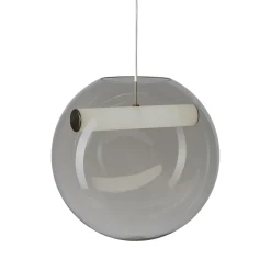 Northern Pendelleuchte Reveal Large Glas Grau / Led - O 45 Cm / Geblasenes Glas - Rauchgrau Best