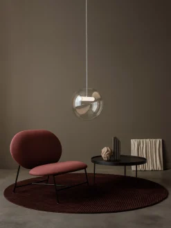 Northern Pendelleuchte Reveal Large Glas Grau / Led - O 45 Cm / Geblasenes Glas - Rauchgrau Best