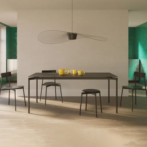 Petite Friture Pendelleuchte Vertigo Grande Plastikmaterial Braun Metall / O 200 Cm - Bronze New