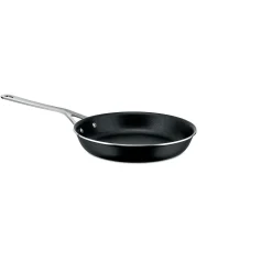 Alessi Pfanne Pots&Pans Metall/ O 24 Cm - Fur Alle Herdarten Einschlieslich Induktion - Schwarz - Stahl Shop
