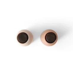 Menu Pfeffer- Und Salzmuhlen-Set Bottle Plastikmaterial Rosa / 2Er-Set - Soft Touch Silikon - Nudepink Discount