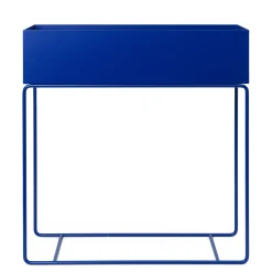 Ferm Living Pflanzgefas Mit Gestell Plant Box Metall Blau / L 60 X H 65 Cm X Tiefe 25 Cm - Bleu Lumineux Online