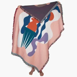 Slowdown Studio Plaid Badu Textil / By - 137 X 178 Cm - Bunt New