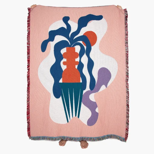 Slowdown Studio Plaid Badu Textil / By - 137 X 178 Cm - Bunt New