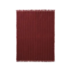 Menu Plaid Battus Textil Rot / 130 X 185 Cm - Siena Shop