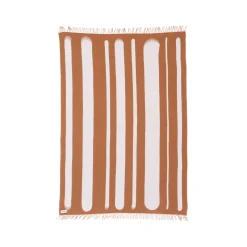 raawii Plaid Brush Textil Bunt / 200 X 150 Cm - Lait - Tan Discount