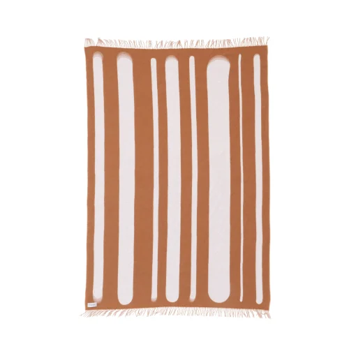 raawii Plaid Brush Textil Bunt / 200 X 150 Cm - Lait - Tan Discount