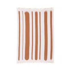 raawii Plaid Brush Textil Bunt / 200 X 150 Cm - Lait - Tan Discount