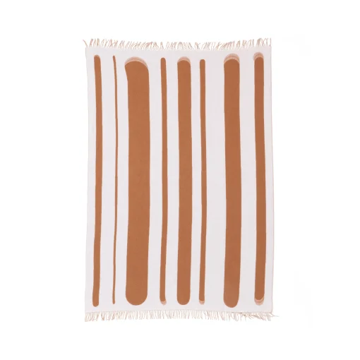 raawii Plaid Brush Textil Bunt / 200 X 150 Cm - Lait - Tan Discount