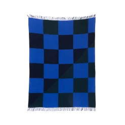 raawii Plaid Brush Textil Bunt / 200 X 150 Cm - Blau - Grun - Navy Fashion