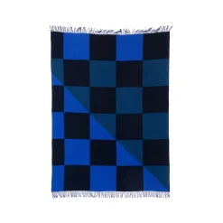 raawii Plaid Brush Textil Bunt / 200 X 150 Cm - Blau - Grun - Navy Fashion