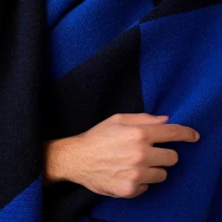 raawii Plaid Brush Textil Bunt / 200 X 150 Cm - Blau - Grun - Navy Fashion