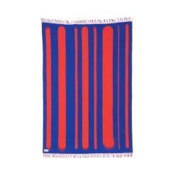 raawii Plaid Brush Textil Bunt / 200 X 150 Cm - Blau - Rot Cheap