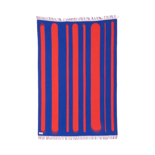 raawii Plaid Brush Textil Bunt / 200 X 150 Cm - Blau - Rot Cheap