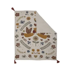 Bloomingville Plaid Dorell Textil / 160 X 130 Cm - Recycelte Baumwolle - Bunt Best Sale