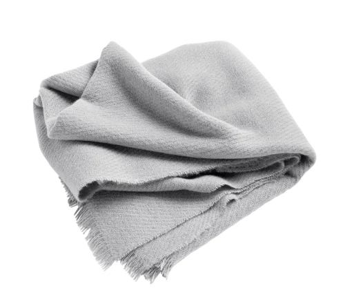 Hay Plaid Mono Textil Braun Beige / 130 X 180 Cm - Wolle - Taupe New