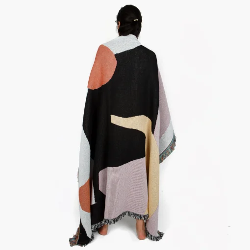 Slowdown Studio Plaid Mooney Textil / By - 137 X 178 Cm - Bunt Clearance