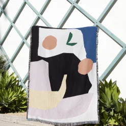 Slowdown Studio Plaid Mooney Textil / By - 137 X 178 Cm - Bunt Clearance