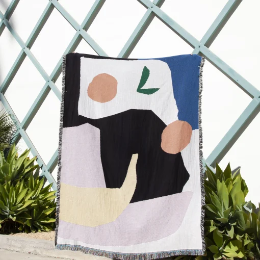 Slowdown Studio Plaid Mooney Textil / By - 137 X 178 Cm - Bunt Clearance