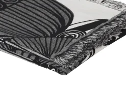 Marimekko Plaid Siirtolapuutarha Textil Grau Schwarz / 130 X 180 Cm - Grau - Schwarz Best