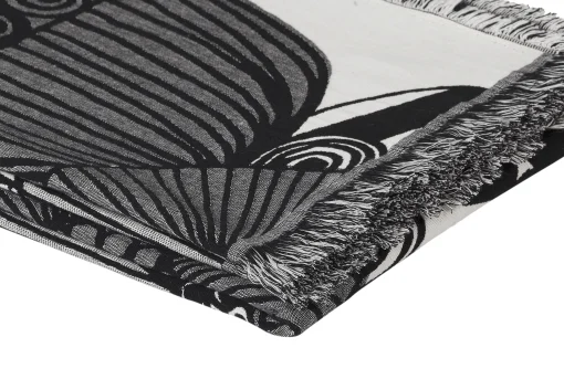 Marimekko Plaid Siirtolapuutarha Textil Grau Schwarz / 130 X 180 Cm - Grau - Schwarz Best
