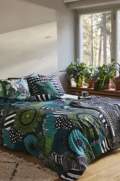 Marimekko Plaid Siirtolapuutarha Textil Grau Schwarz / 130 X 180 Cm - Grau - Schwarz Best