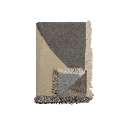 Bloomingville Plaid Tasja Textil / 150 X 125 Cm - Recycelte Baumwolle - Bunt Sale