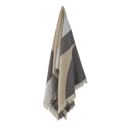 Bloomingville Plaid Tasja Textil / 150 X 125 Cm - Recycelte Baumwolle - Bunt Sale