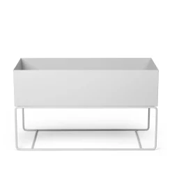 Ferm Living Plant Box Large Pflanzengefas Mit Gestell/ L 77 X H 45 Cm X Tiefe. 34 Cm - Hellgrau Hot