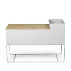 Ferm Living Plant Box Large Pflanzengefas Mit Gestell/ L 77 X H 45 Cm X Tiefe. 34 Cm - Hellgrau Hot
