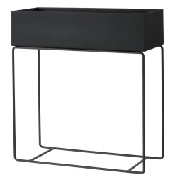 Ferm Living Plant Box Pflanzengefas Mit Gestell / L 60 Cm X H 65 Cm - Schwarz Shop