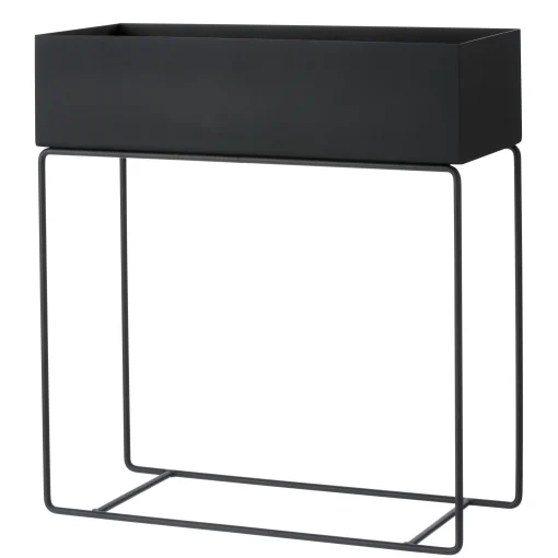 Ferm Living Plant Box Pflanzengefas Mit Gestell / L 60 Cm X H 65 Cm - Schwarz Shop
