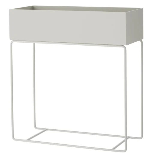Ferm Living Plant Box Pflanzengefas Mit Gestell / L 60 Cm X H 65 Cm - Hellgrau Hot
