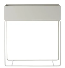 Ferm Living Plant Box Pflanzengefas Mit Gestell / L 60 Cm X H 65 Cm - Hellgrau Hot
