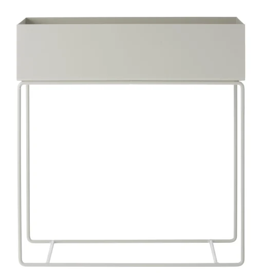 Ferm Living Plant Box Pflanzengefas Mit Gestell / L 60 Cm X H 65 Cm - Hellgrau Hot