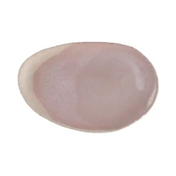 Jars Ceramistes Platte Wabi Keramik/ Oval - 25 X 36 Cm - Handgefertigtes Steinzeug - Rosa Clearance