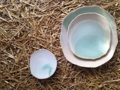 Jars Ceramistes Platte Wabi Keramik/ Oval - 25 X 36 Cm - Handgefertigtes Steinzeug - Rosa Clearance