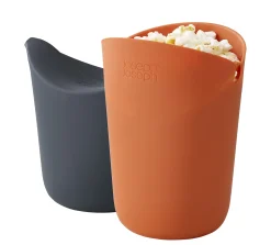 Joseph Joseph Popcorn-Maschine M-Cuisine Plastikmaterial Orange Grau / Set Aus 2 Mikrowellengeeigneten Behaltern - Grau - Orange Best