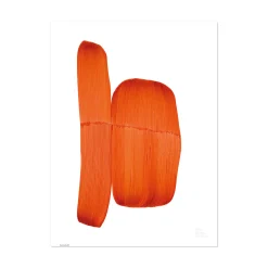 Vitra Poster Ronan Bouroullec - Drawing 2018 Papierfaser/ 67,5 X 67,5 Cm - Orange Outlet