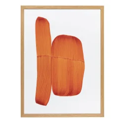 Vitra Poster Ronan Bouroullec - Drawing 2018 Papierfaser/ 67,5 X 67,5 Cm - Orange Outlet